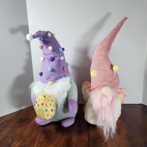 Easter Decorations Gnomes  17" Set of 2